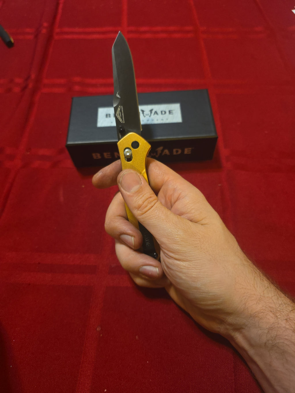 Benchmade 940 Osborne Burnt brass