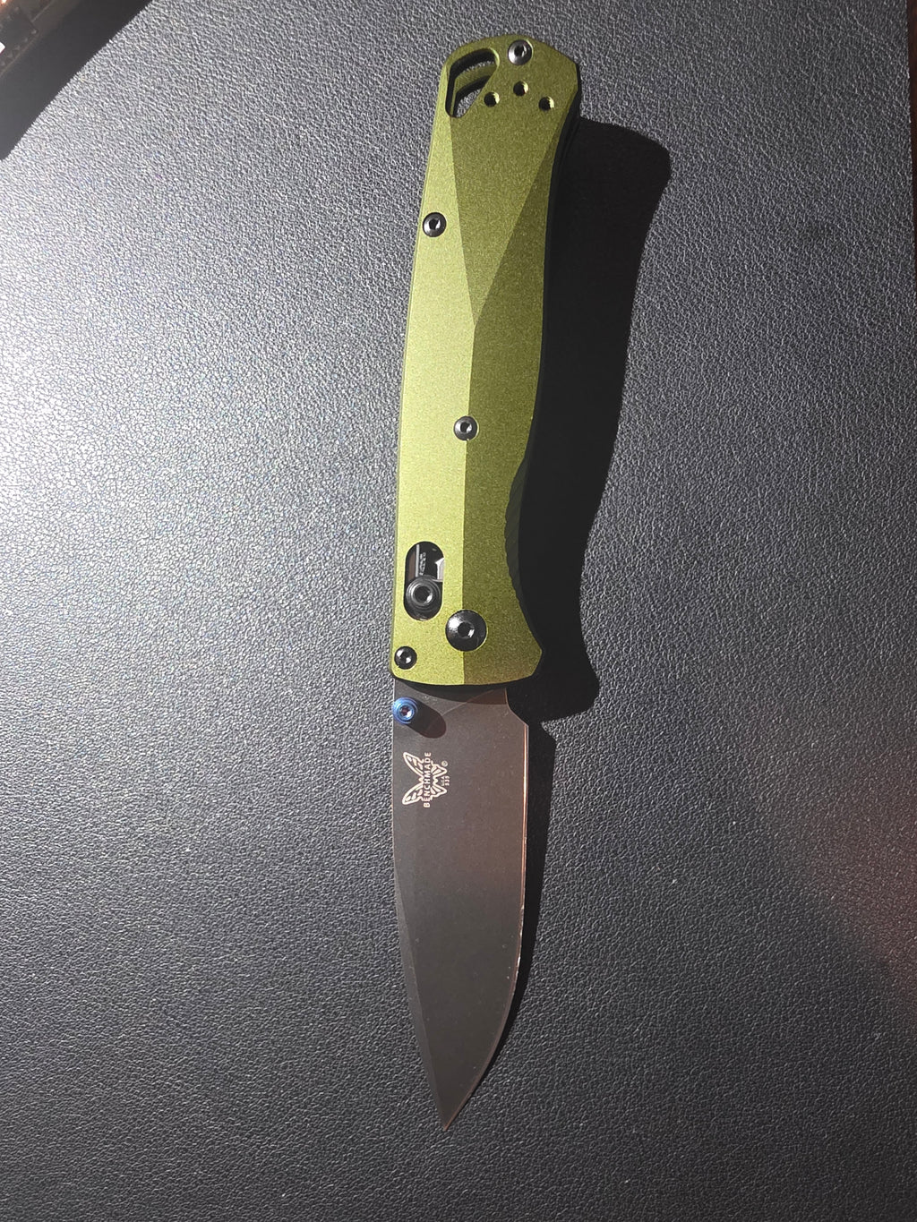 Benchmade Bugout AXIS Lock Knife Army Green Aluminum (3.2" DLC) 535BK-07