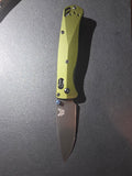 Benchmade Bugout AXIS Lock Knife Army Green Aluminum (3.2" DLC) 535BK-07