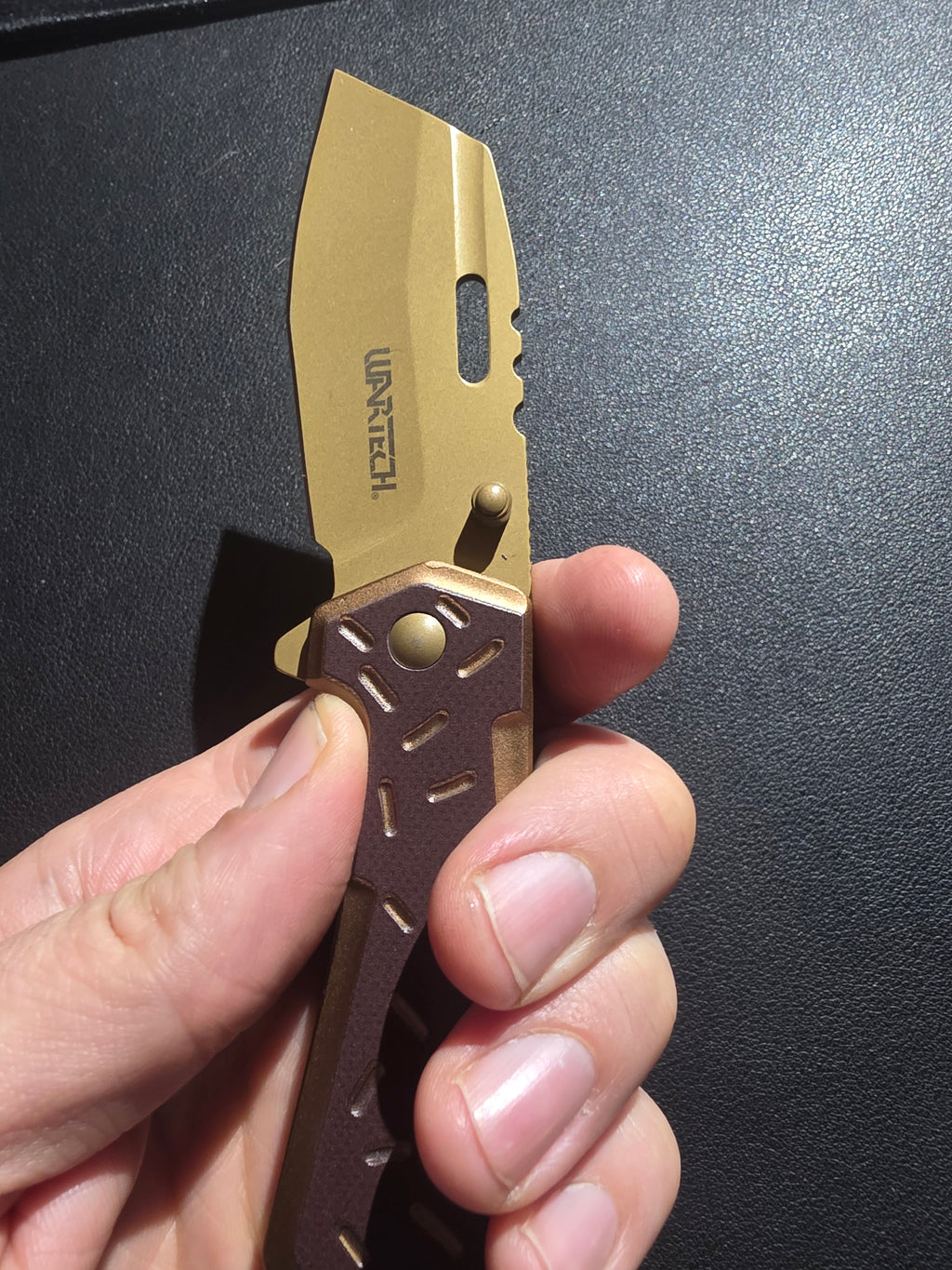 Wartech - 6.5” Chocolate Sprinkles | Spring Assisted Pocket Knife