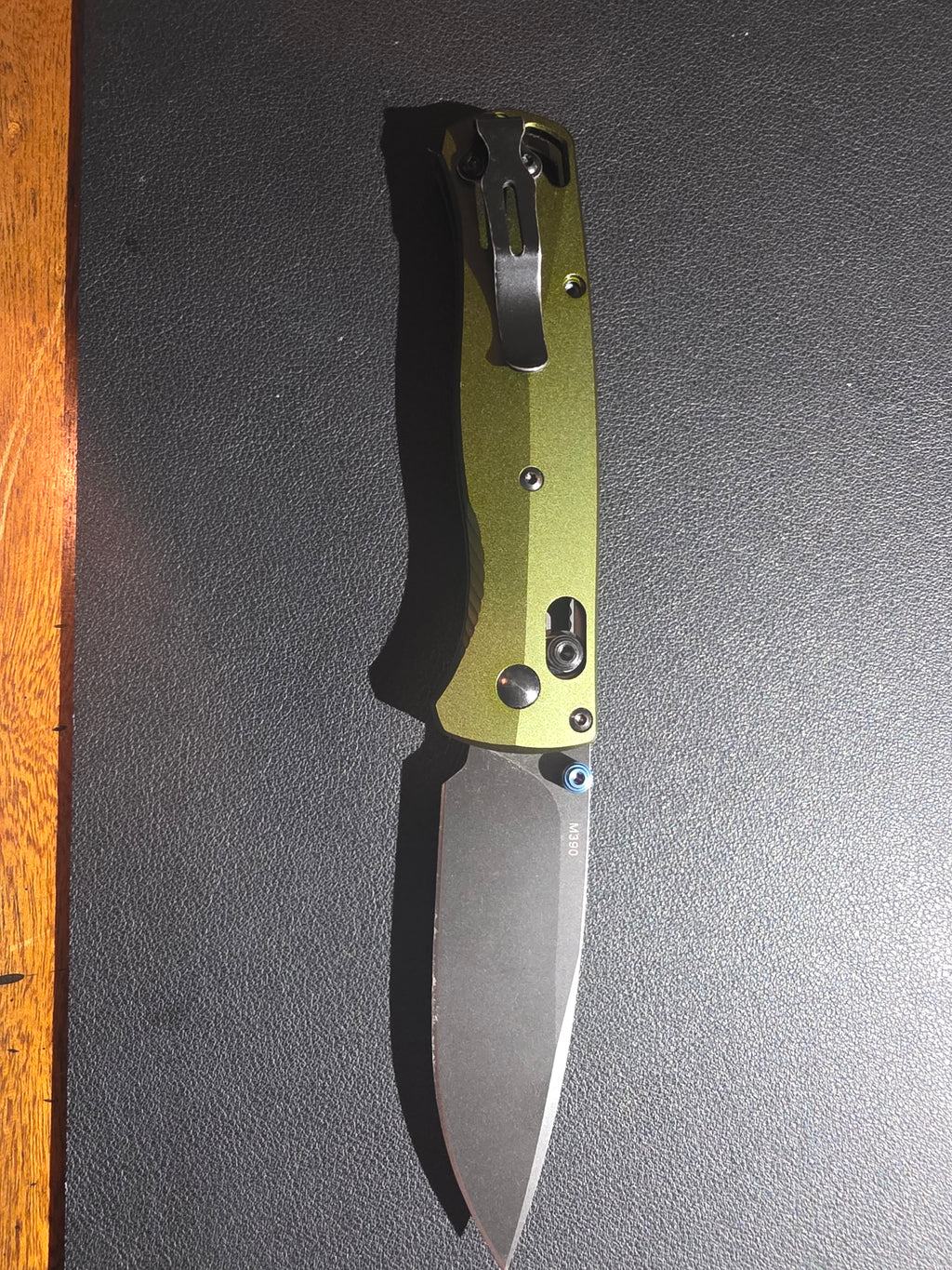 Benchmade Bugout AXIS Lock Knife Army Green Aluminum (3.2" DLC) 535BK-07