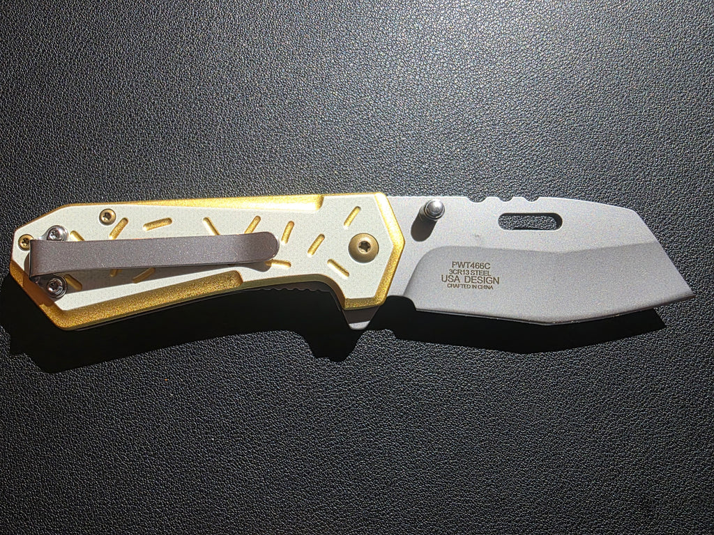 Wartech - 6.5" Yellow Sprinkles | Spring Assisted Pocket Knife
SKU:PWT466C