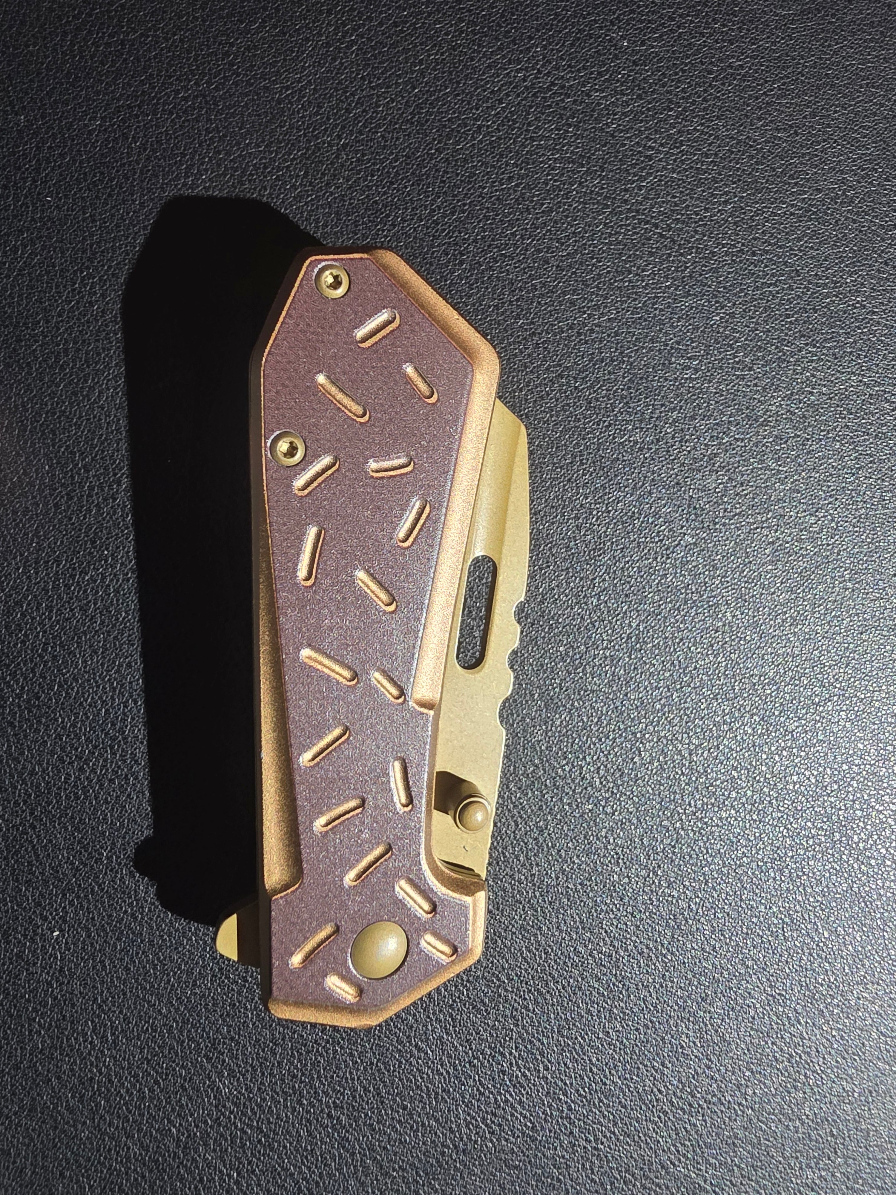 Wartech - 6.5” Chocolate Sprinkles | Spring Assisted Pocket Knife