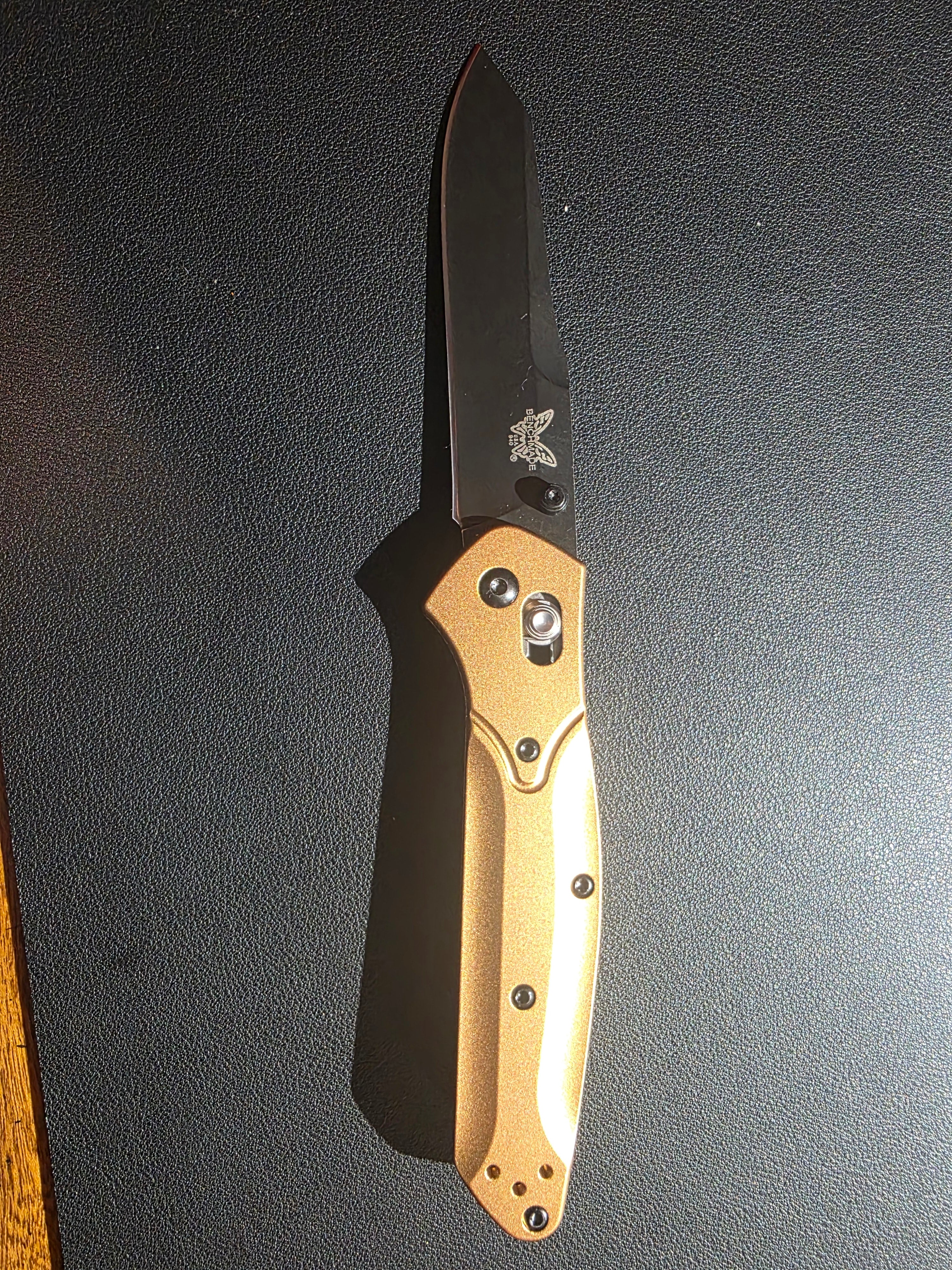 Benchmade 940 Osborne Burnt brass