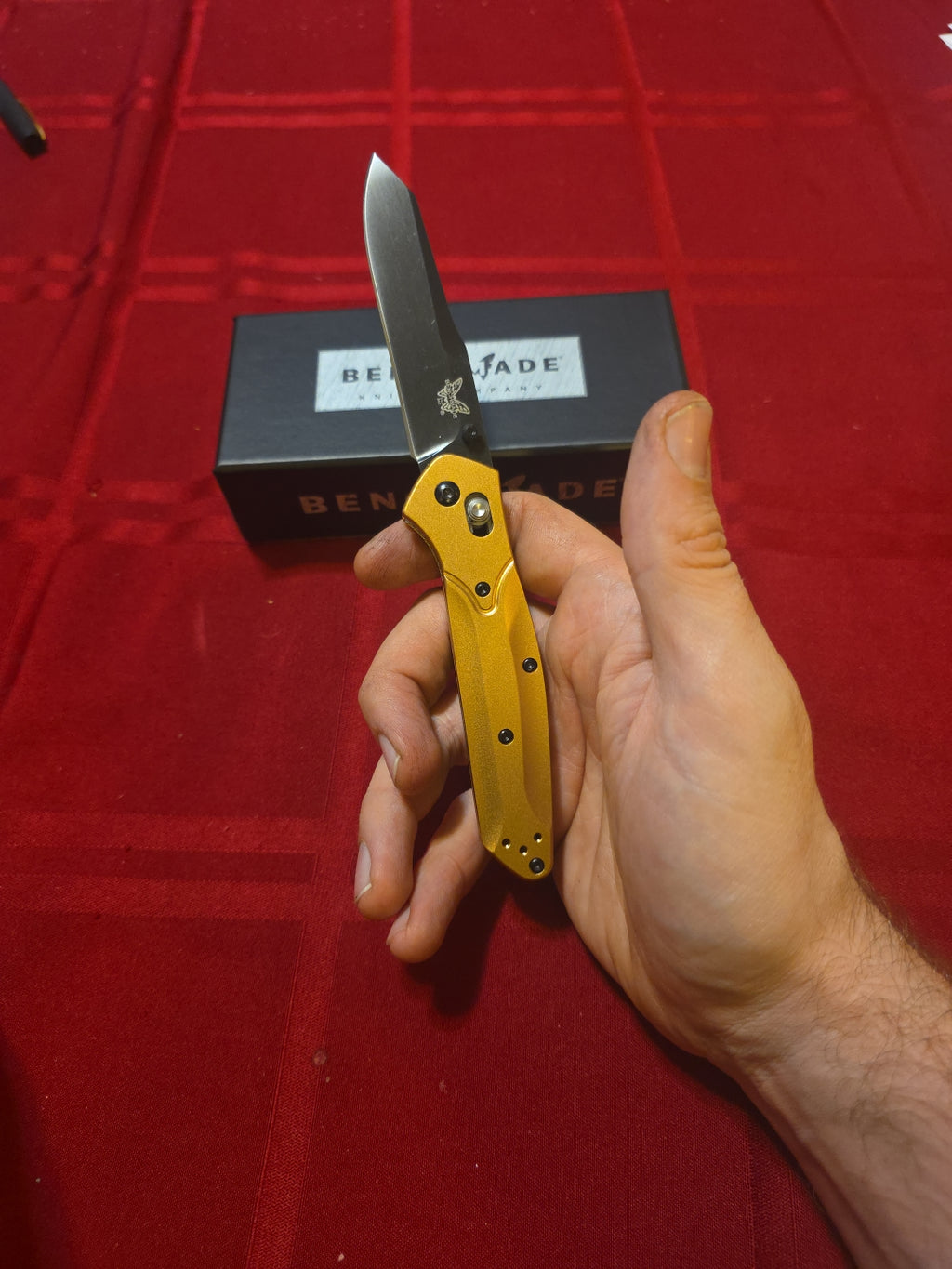 Benchmade 940 Osborne Burnt brass